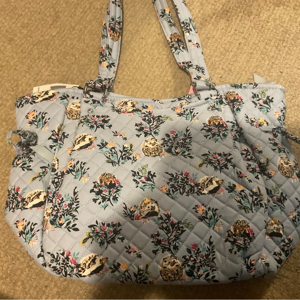 Vera Bradley Glenna Satchel in Hedgehog Wild
